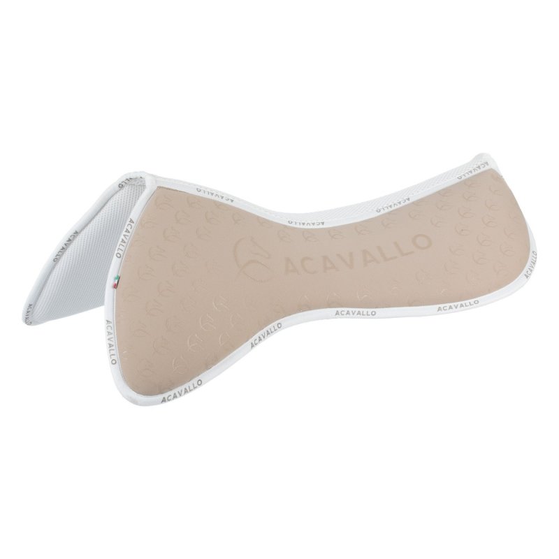 Acavallo Compensatore salto Memory Foam in bambù Grip - Sabbia/Bianco