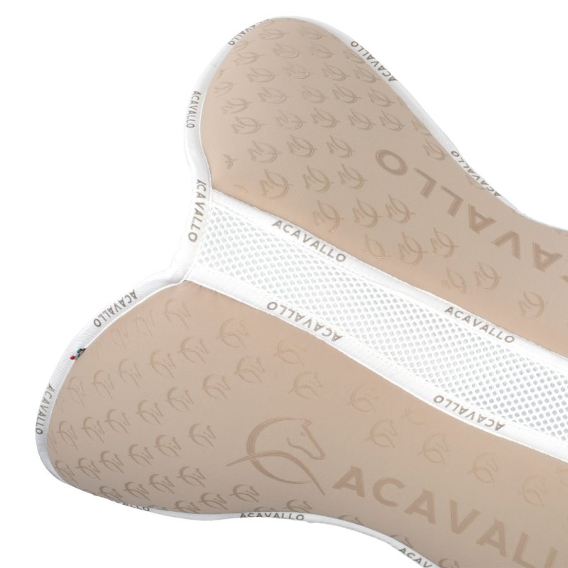 Acavallo Compensatore salto Memory Foam in bambù Grip - Sabbia/Bianco