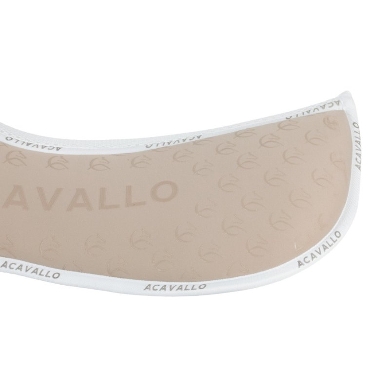 Acavallo Compensatore salto Memory Foam in bambù Grip - Sabbia/Bianco