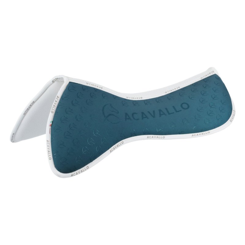 Acavallo Compensatore salto Memory Foam in bambù Grip - Petrolio/Bianco