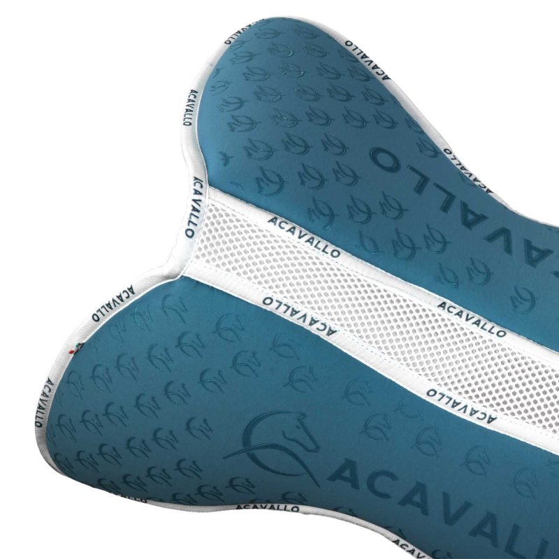 Acavallo Compensatore salto Memory Foam in bambù Grip - Petrolio/Bianco