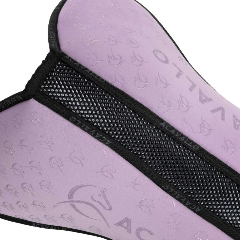 Acavallo Compensatore salto Memory Foam in bambù Grip - Lilla/Nero