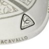 Acavallo Compensatore salto Memory Foam in camoscio AC Grip - Bianco - colore grip Ac-Grip System  Silver