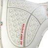 Acavallo Compensatore salto Memory Foam in camoscio AC Grip - Bianco - colore grip Ac-Grip System  Silver