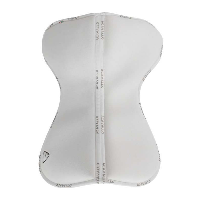 Acavallo Compensatore salto Memory Foam in camoscio - Bianco