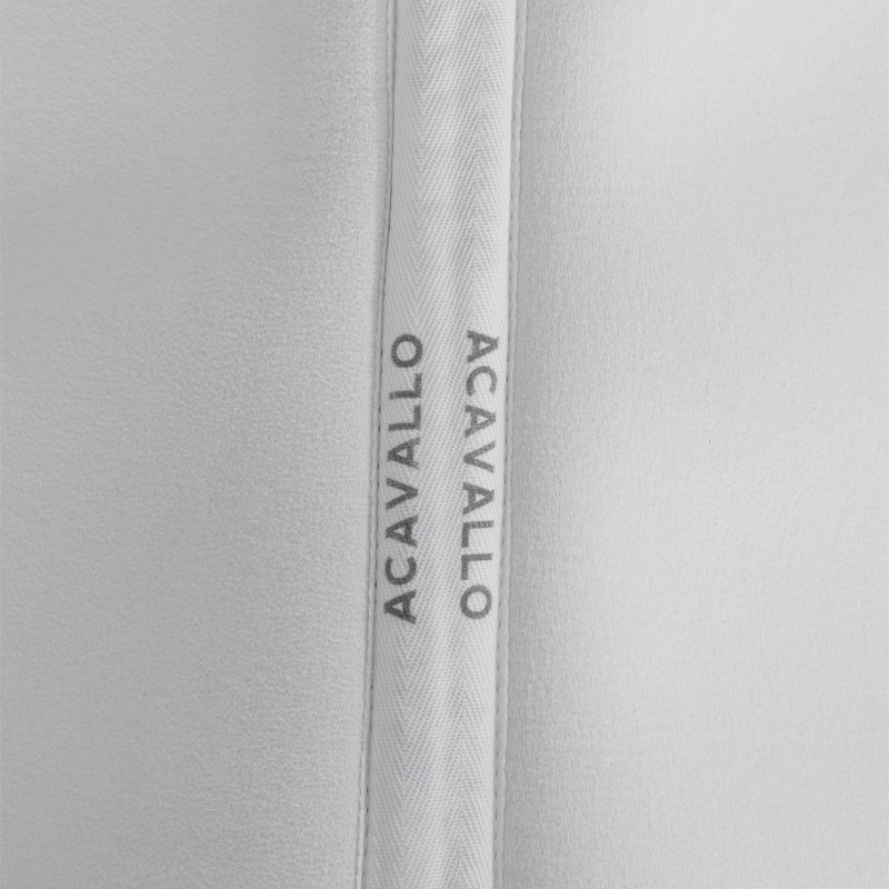 Acavallo Compensatore salto Memory Foam in camoscio - Bianco