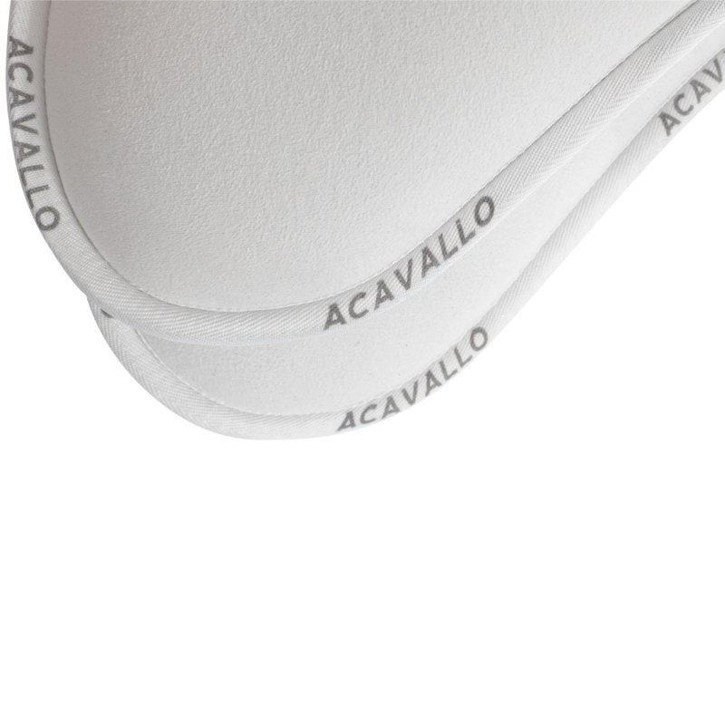 Acavallo Compensatore salto Memory Foam in camoscio - Bianco