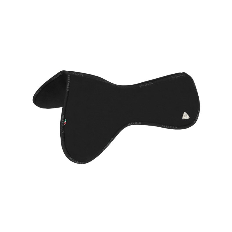 Acavallo Compensatore salto Memory Foam in camoscio - Nero