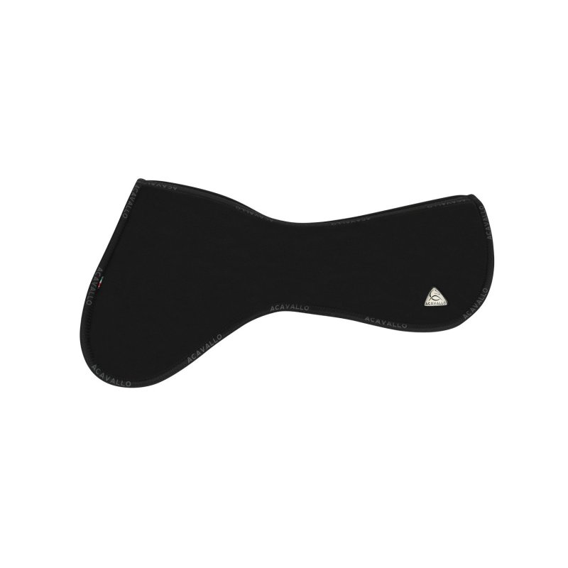 Acavallo Compensatore salto Memory Foam in camoscio - Nero