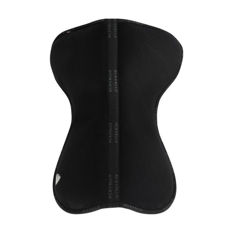 Acavallo Compensatore salto Memory Foam in camoscio - Nero