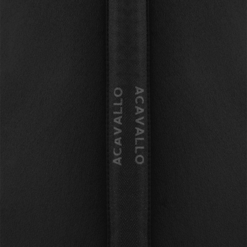 Acavallo Compensatore salto Memory Foam in camoscio - Nero