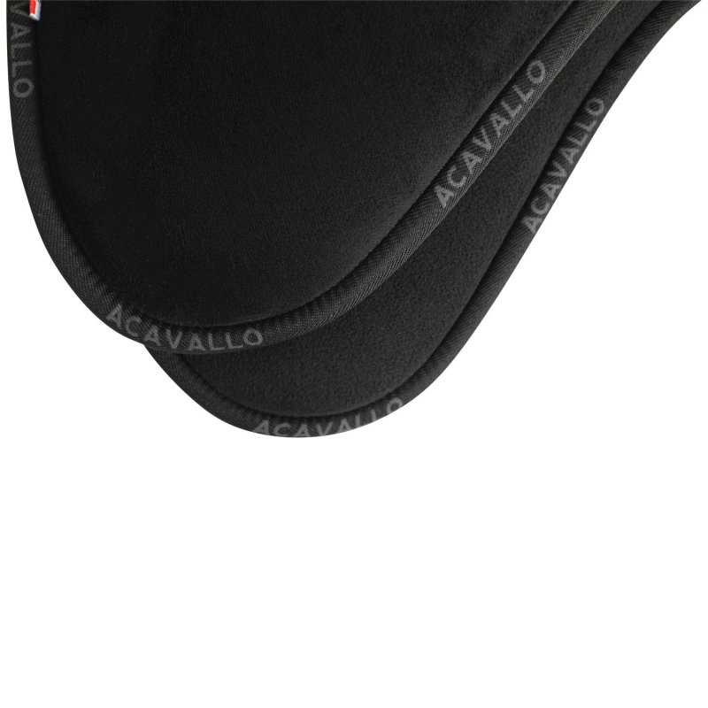 Acavallo Compensatore salto Memory Foam in camoscio - Nero