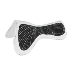 Acavallo Compensatore salto Memory Foam in camoscio e gel - Bianco