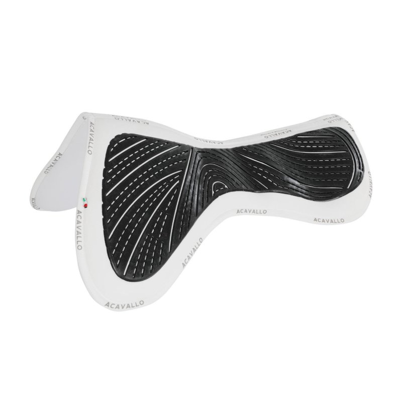 Acavallo Compensatore salto Memory Foam in camoscio e gel - Bianco