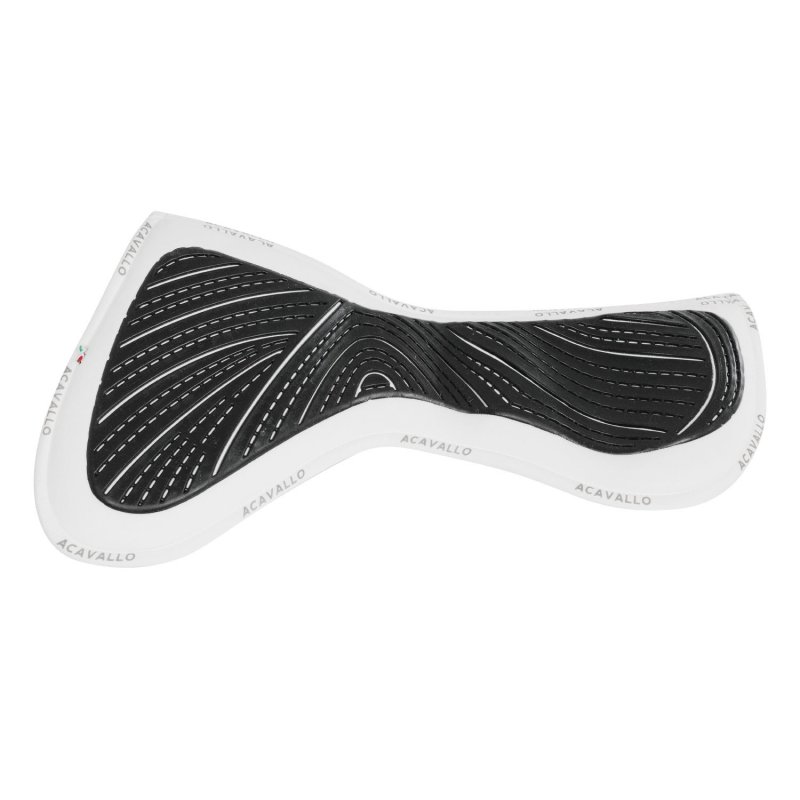 Acavallo Compensatore salto Memory Foam in camoscio e gel - Bianco