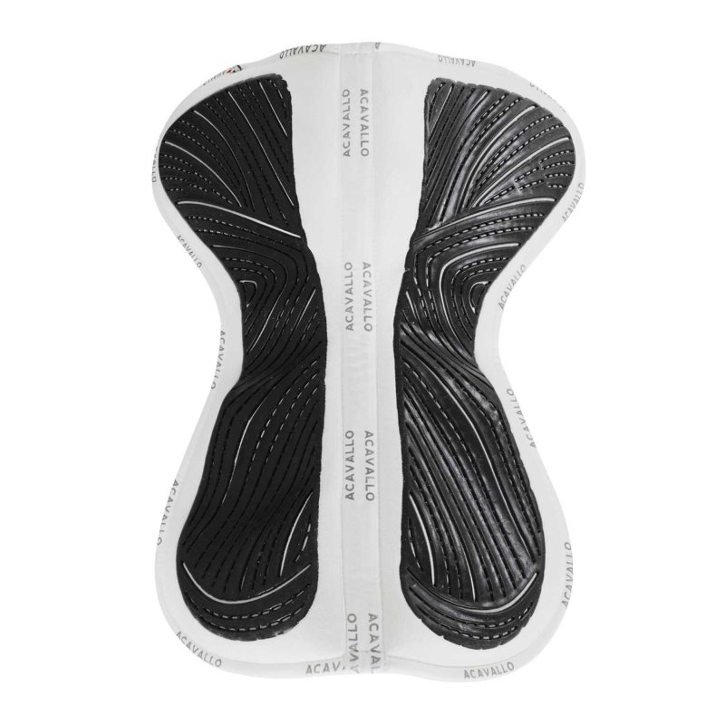 Acavallo Compensatore salto Memory Foam in camoscio e gel - Bianco