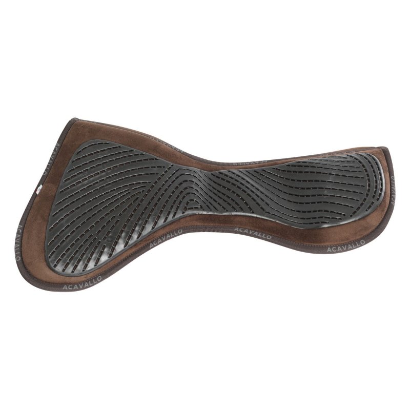 Acavallo Compensatore salto Memory Foam in camoscio e gel - Marrone