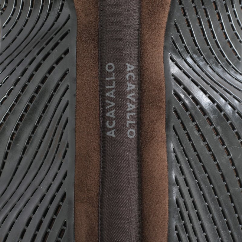 Acavallo Compensatore salto Memory Foam in camoscio e gel - Marrone