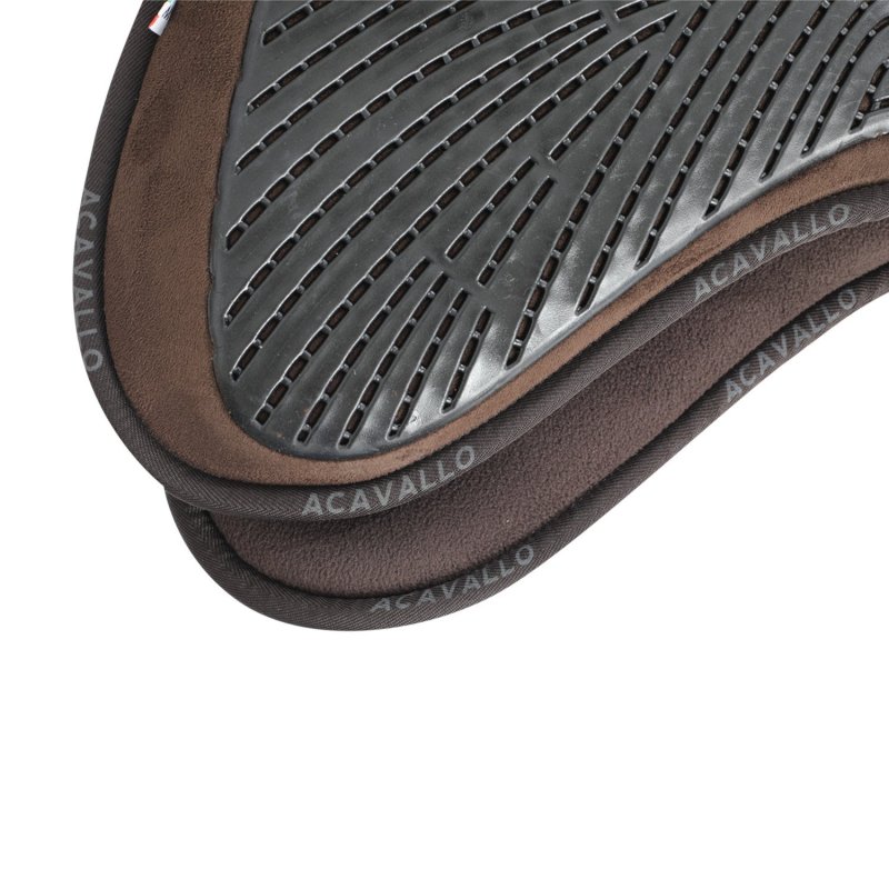 Acavallo Compensatore salto Memory Foam in camoscio e gel - Marrone