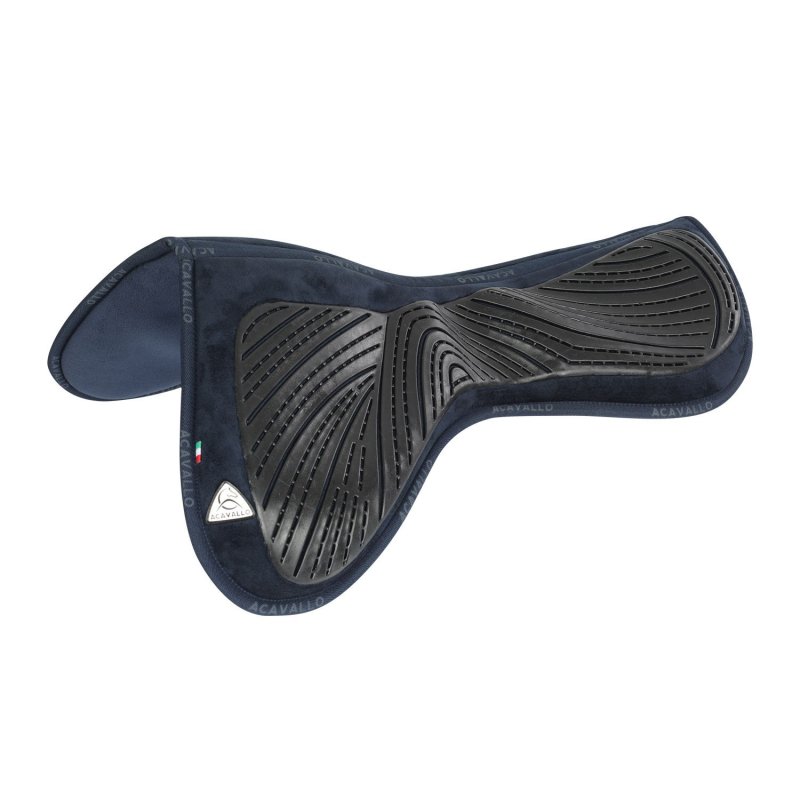 Acavallo Compensatore salto Memory Foam in camoscio e gel - Blu