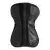 Acavallo Compensatore salto Memory Foam in camoscio e gel - Nero