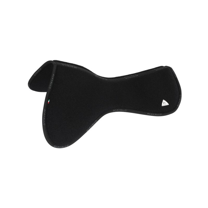 Acavallo Compensatore salto Memory Foam in lana vergine - Nero