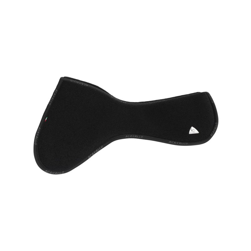 Acavallo Compensatore salto Memory Foam in lana vergine - Nero