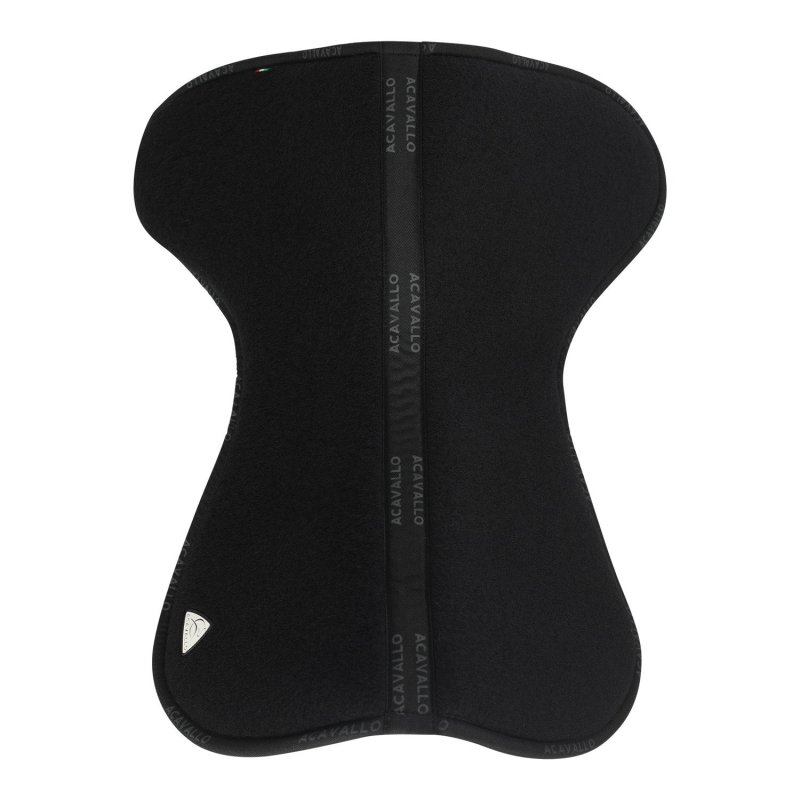 Acavallo Compensatore salto Memory Foam in lana vergine - Nero