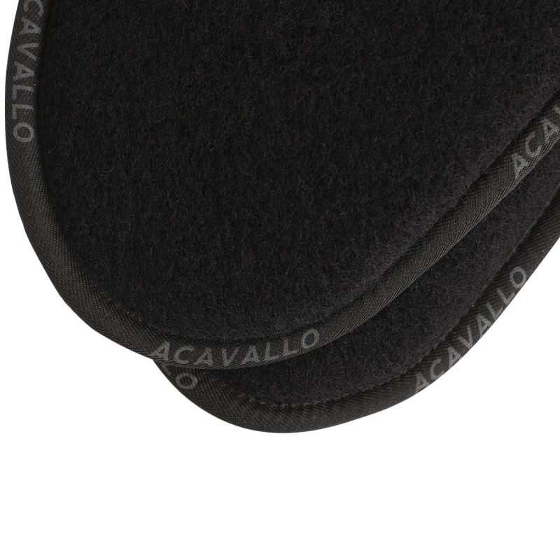 Acavallo Compensatore salto Memory Foam in lana vergine - Nero