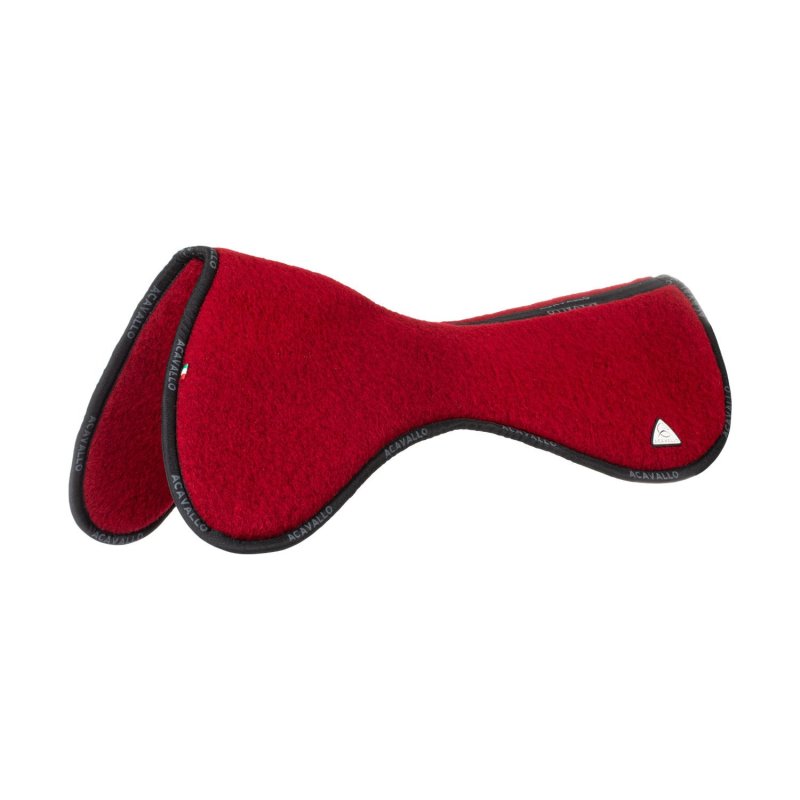 Acavallo Compensatore salto Memory Foam in lana vergine - Rosso