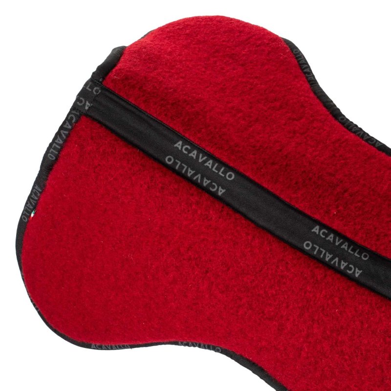 Acavallo Compensatore salto Memory Foam in lana vergine - Rosso