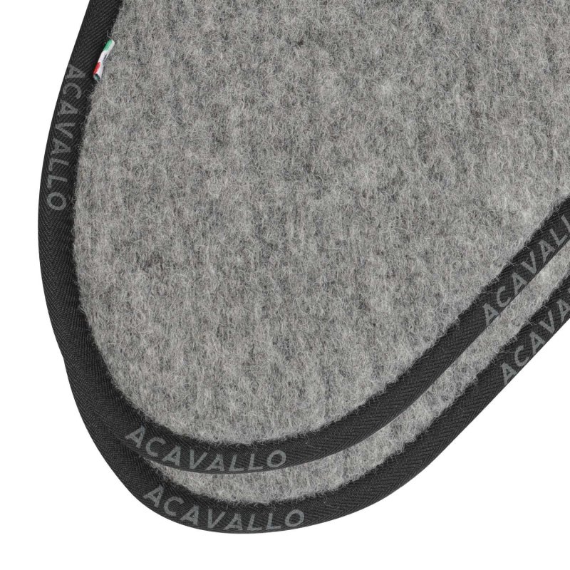 Acavallo Compensatore salto Memory Foam in lana vergine - Grigio