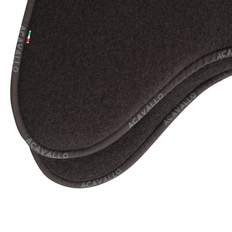 Acavallo Compensatore salto Memory Foam in lana vergine - Marrone