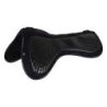 Acavallo Compensatore salto Memory Foam camoscio e gel Free Spine - Nero