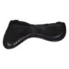 Acavallo Compensatore salto Memory Foam camoscio e gel Free Spine - Nero