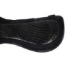 Acavallo Compensatore salto Memory Foam camoscio e gel Free Spine - Nero