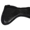 Acavallo Compensatore salto Memory Foam camoscio e gel Free Spine - Nero