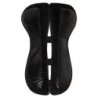 Acavallo Compensatore salto Memory Foam camoscio e gel Free Spine - Nero