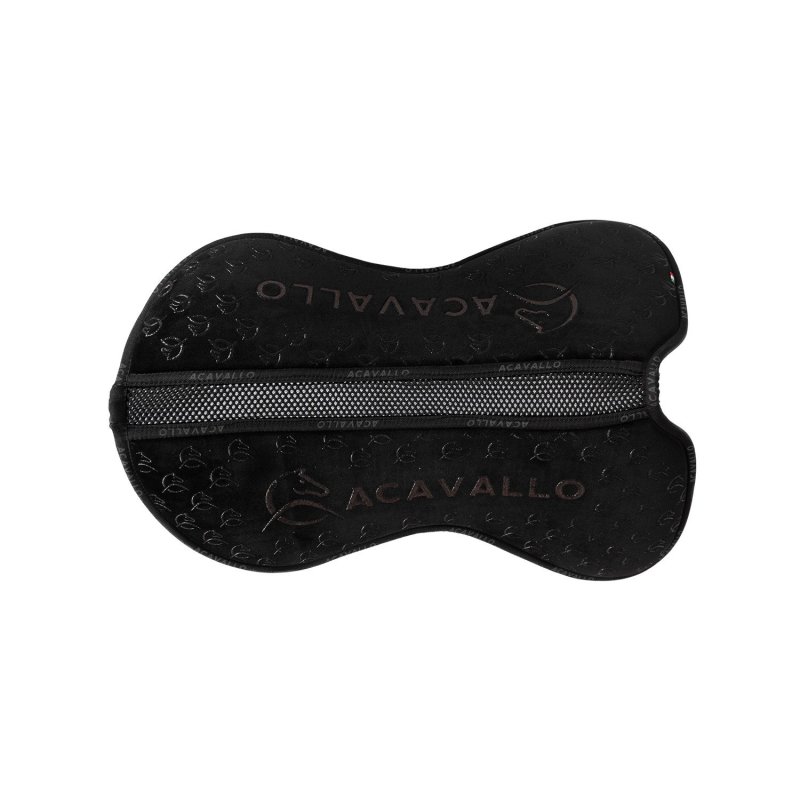 Acavallo Compensatore salto Memory Foam Louvre Grip corto - Nero