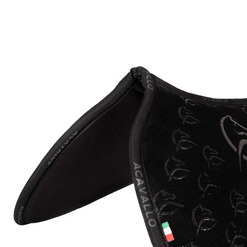 Acavallo Compensatore salto Memory Foam Louvre Grip corto - Nero