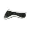 Acavallo Compensatore salto Memory Foam camoscio e gel 3D Spacer - Bianco