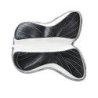 Acavallo Compensatore salto Memory Foam camoscio e gel 3D Spacer - Bianco