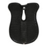 Acavallo Compensatore Memory Foam camoscio e gel Hexagonal - Nero