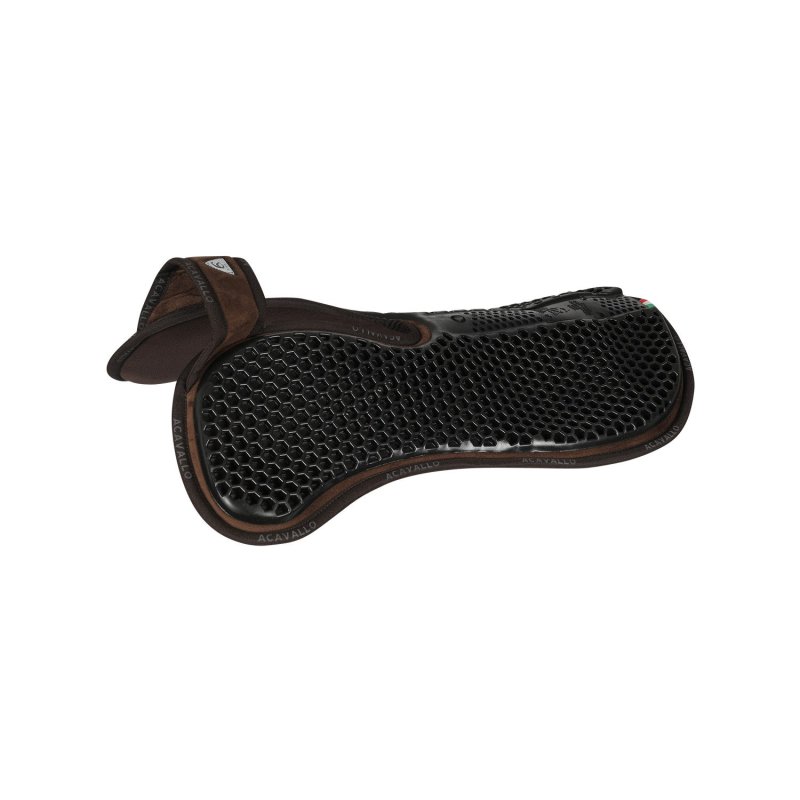 Acavallo Compensatore Memory Foam camoscio e gel Hexagonal - Marrone