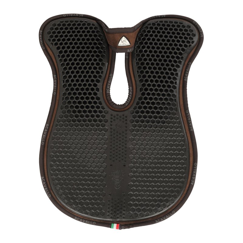 Acavallo Compensatore Memory Foam Hexagonal rialzo anteriore - Marrone