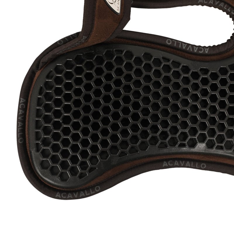 Acavallo Compensatore Memory Foam Hexagonal rialzo anteriore - Marrone