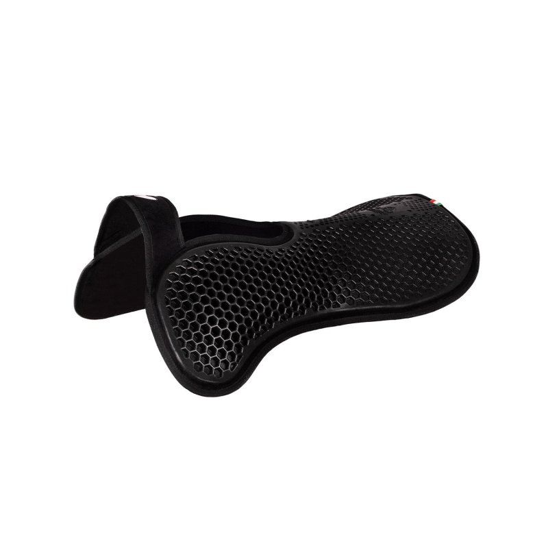 Acavallo Compensatore Memory Foam Hexagonal rialzo anteriore - Nero