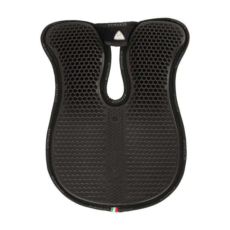 Acavallo Compensatore Memory Foam Hexagonal rialzo anteriore - Nero