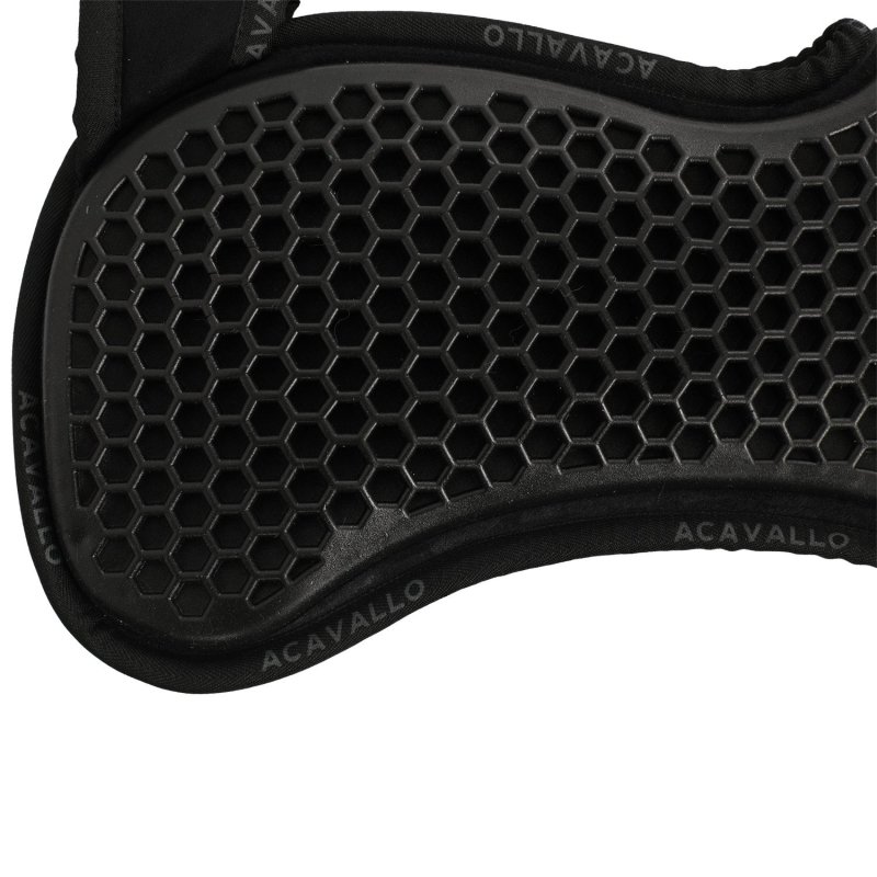 Acavallo Compensatore Memory Foam Hexagonal rialzo anteriore - Nero
