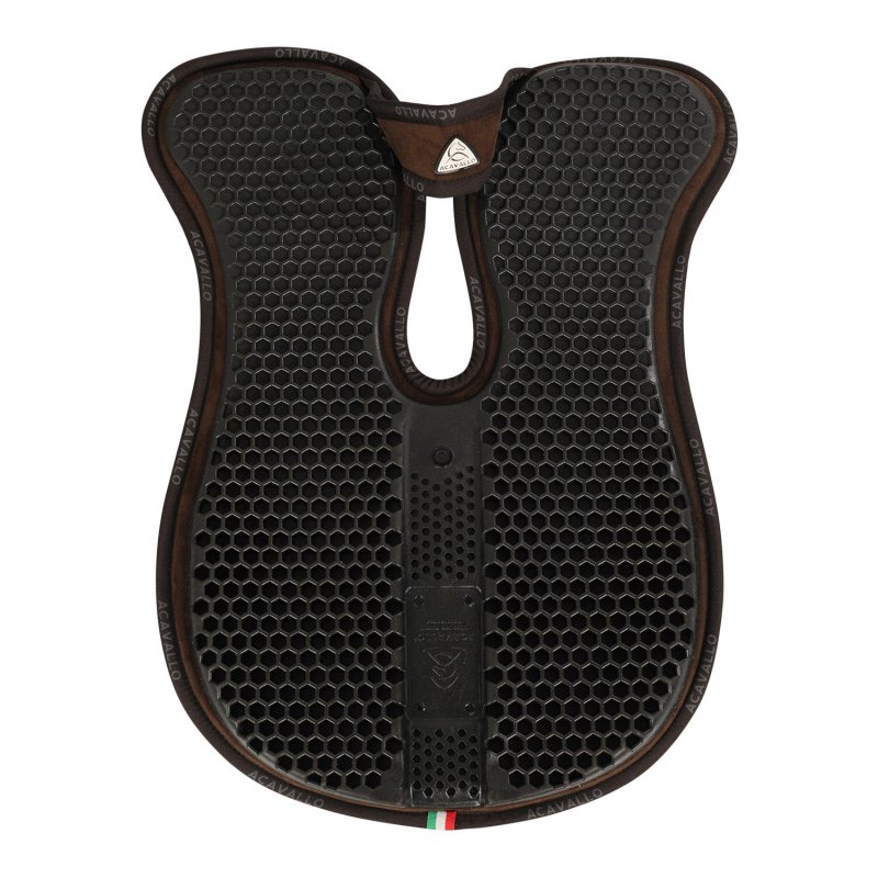 Acavallo Compensatore Memory Foam Hexagonal rialzo posteriore - Marrone